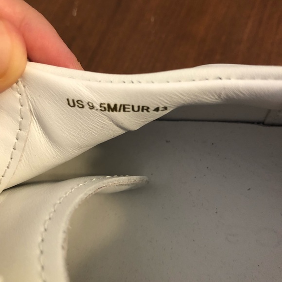 Men’s White VINCE Sneaker Size 9.5 - Picture 6 of 8